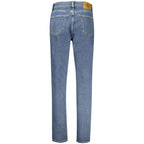 Calvin Klein Blue Cotton Women's Mom Jean