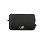 Black Polyester Women's Shoulder Bag