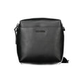 "Nero Poliuretano Men Shoulder Bag"