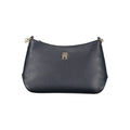 Blue Polyester Women Shoulder Bag