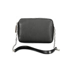 Black Polyester Women Shoulder Bag