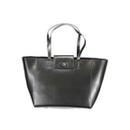 Black Recycled Polyester Women Handbag