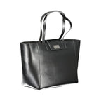 Black Recycled Polyester Women Handbag