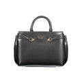 Black Polyurethane Women's Handbag