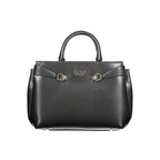 Black Polyurethane Women's Handbag