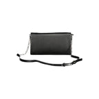 Black Polyester Women Shoulder Bag