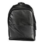 Nero Polyester Men Backpack