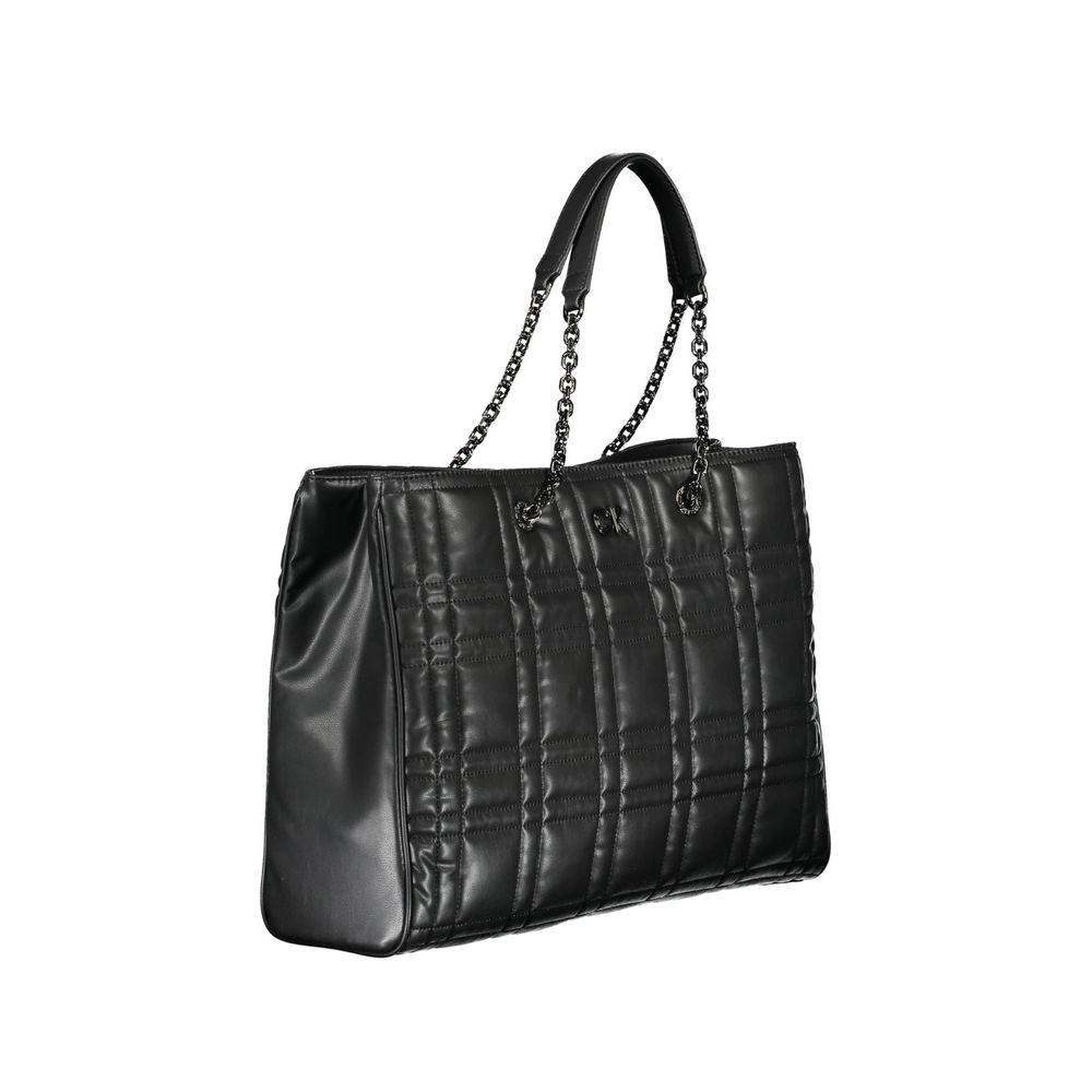 Nero Polyester Woman Handbag