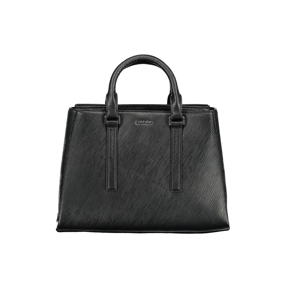 Nero Poliestere Women Handbag