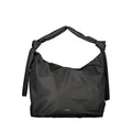 Black Polyester Women's Shoulder Bag