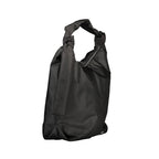 Black Polyester Women's Shoulder Bag
