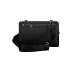 Black Polyester Men's Shoulder Bag
