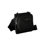 Black Polyester Men's Shoulder Bag