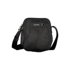 Black Polyester Men's Shoulder Bag