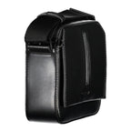 Black Polyester Men's Shoulder Bag