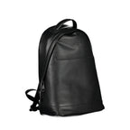 Black Polyester Men's Backpack