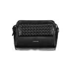 Black Polyester Women Shoulder Bag