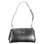 Nero Polyurethane Women Shoulder Bag