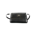 Black Polyester Women Handbag