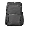 Black Polyester Men's Backpack