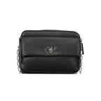 Black Polyester Women's Shoulder Bag