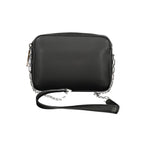 Black Polyester Women's Shoulder Bag