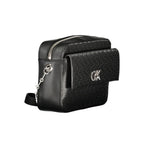 Black Polyester Women's Shoulder Bag