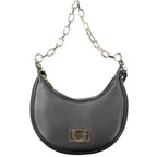 Black Polyurethane Women's Handbag