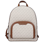 Beige Fabric Backpack