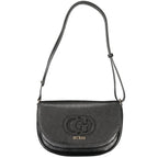 Black Polyethylene Women Handbag