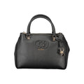 Black Polyurethane Women's Handbag