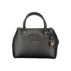 Black Polyurethane Women's Handbag