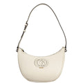 Bianco Polyurethane Women Handbag