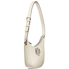 Bianco Polyurethane Women Handbag