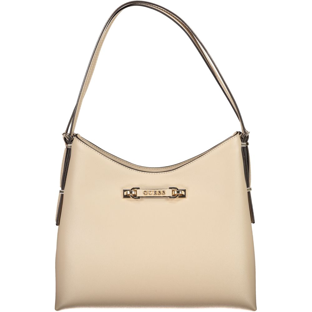 Beige Poliuretano Women Handbag