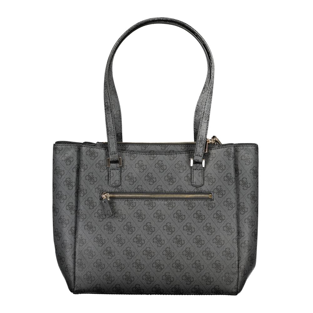 Nero Polyurethane Women Handbag