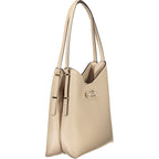 Beige Poliuretano Women Handbag