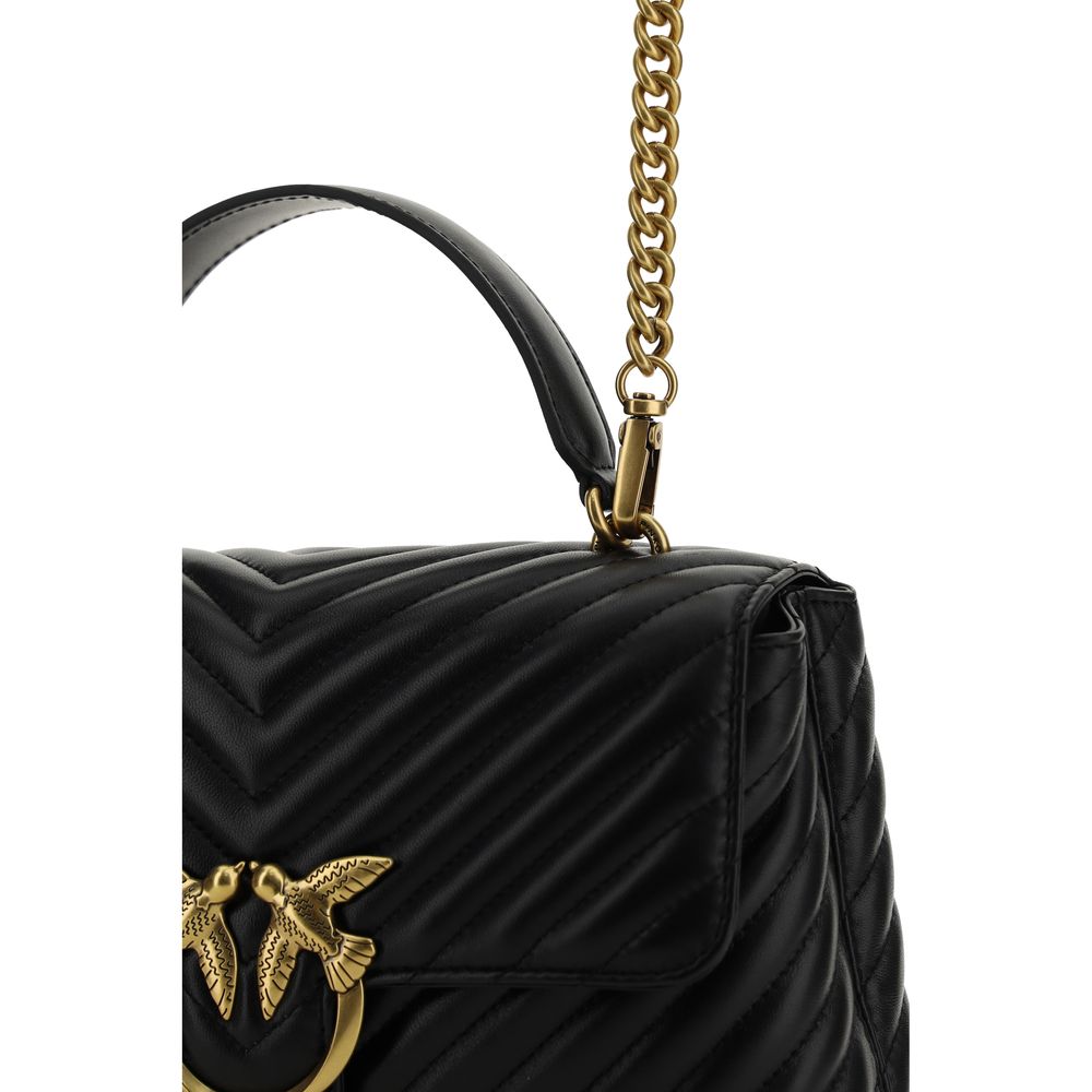 Black Calf Leather Bos Taurus Handbag
