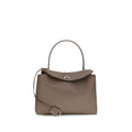 Gray Calf Leather Bos Taurus Shoulder Bag