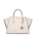Beige Leather Handbag