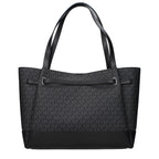 Black Fabric Shoulder Bag