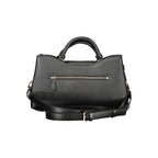 Black Polyurethane Women's Handbag