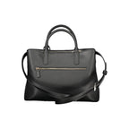 Black Polyurethane Women Handbag