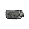 Black Polyurethane Women Handbag