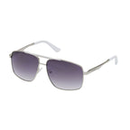 Gray Metal Sunglasses