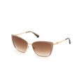 Beige Metal Sunglasses