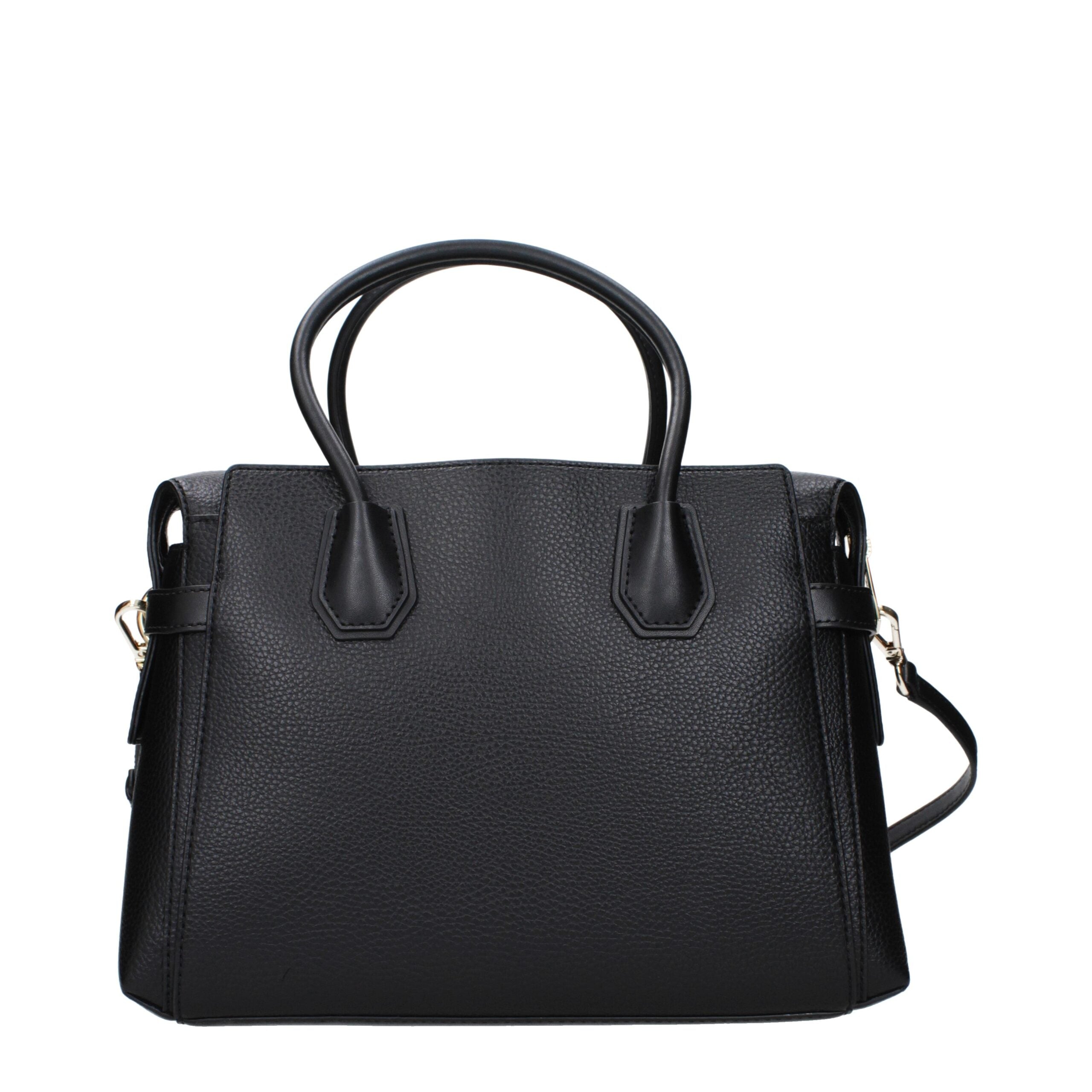 Black Fabric Handbag