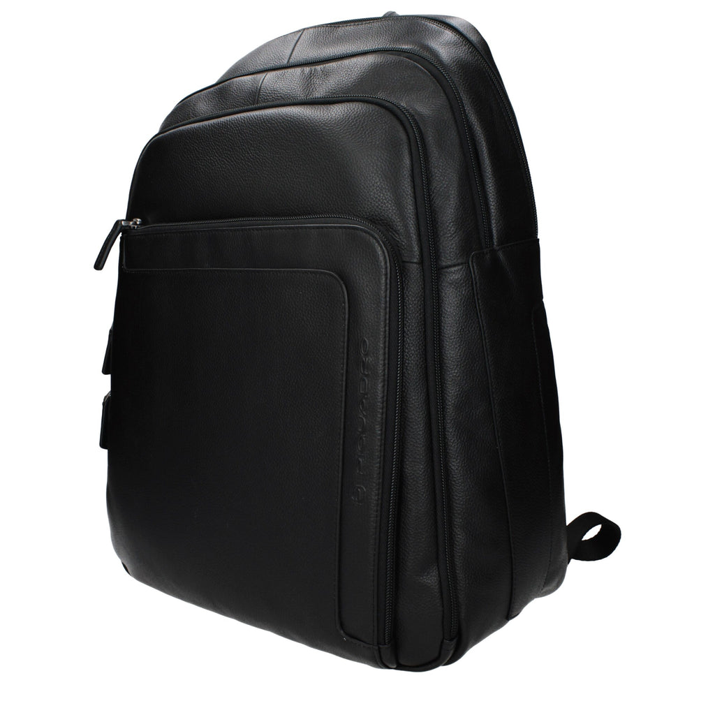 Black Leather Backpack