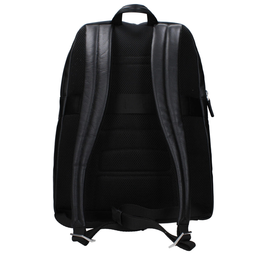 Black Leather Backpack