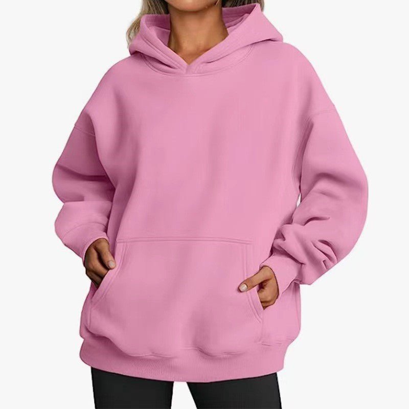 Women's Oversized Lightweight Sunset Graphic Sweatshirt Pink